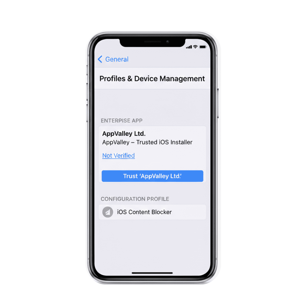 how to allow unknown app in ios