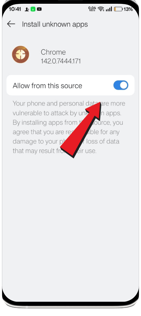 Installing Shadow Fight 2 APK on Android device

