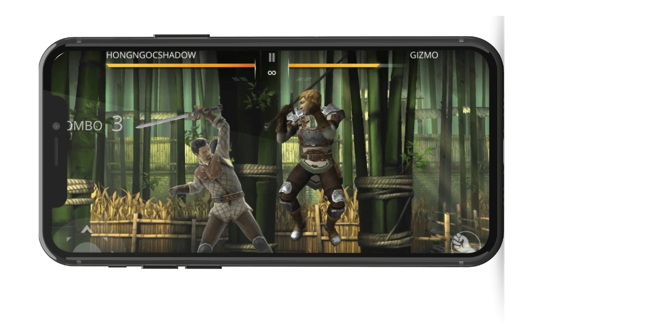 Freeze  enemies in  shadow fight 3 apk 