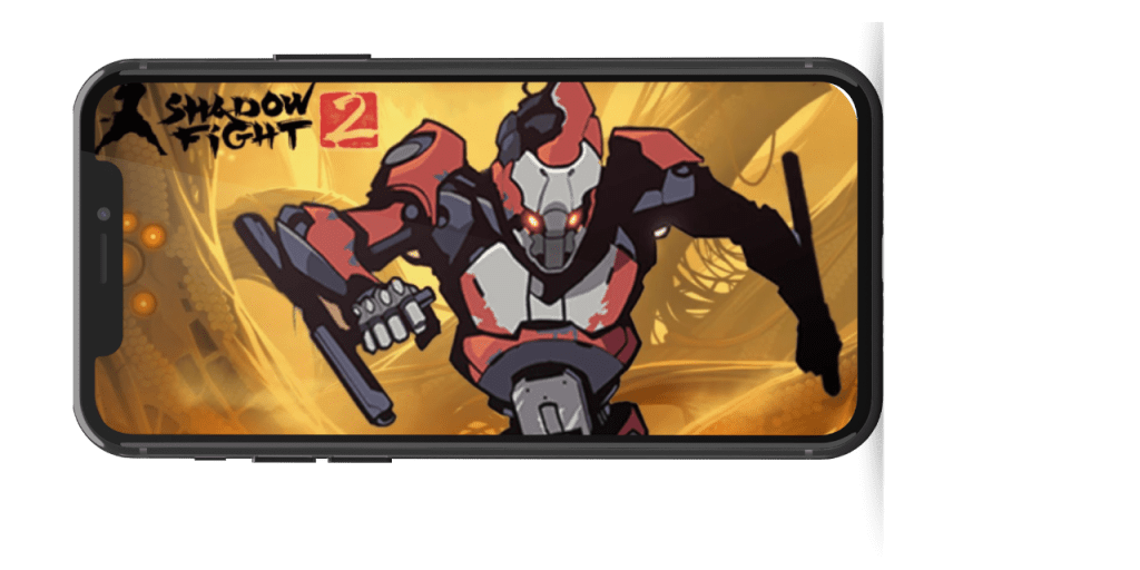 Cyborg character in shadow fight 2